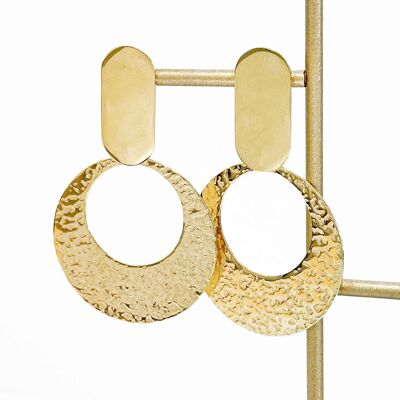 Boucles d'oreilles longues - Acier inoxydable