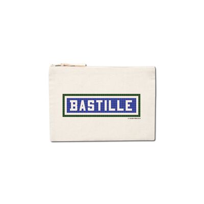 Pochette stampata Bastille - Ecru