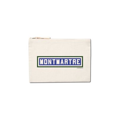 Bedruckte Montmartre-Tasche – Ecru