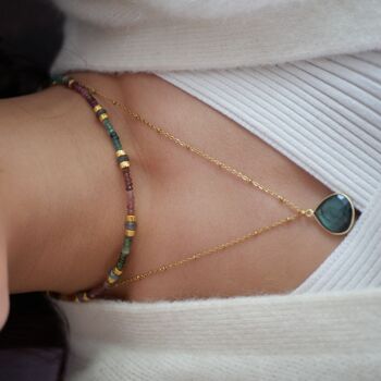 Collier Sahasra tourmaline 2