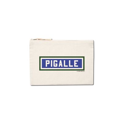 Pochette Imprimée Pigalle - Ecrue