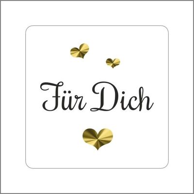 Für Dich - wish label - roll of 500 pieces