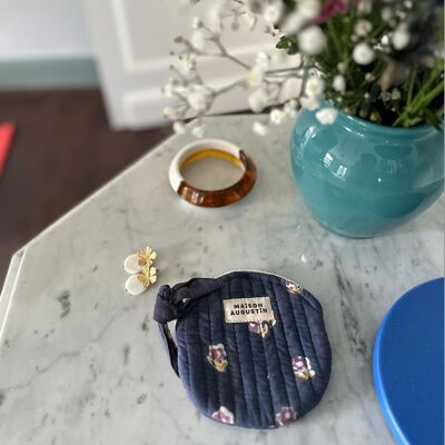 Flora Lavender Coin Purse