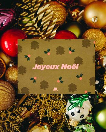 Carte de noël - Joyeux Noël Green 2