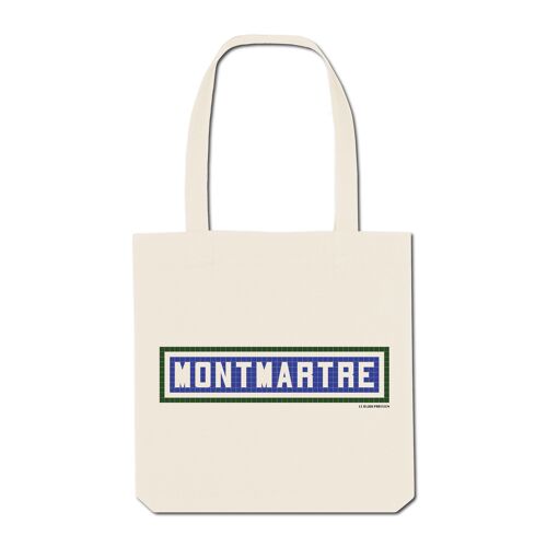 Tote Bag Imprimé Montmartre - Ecru