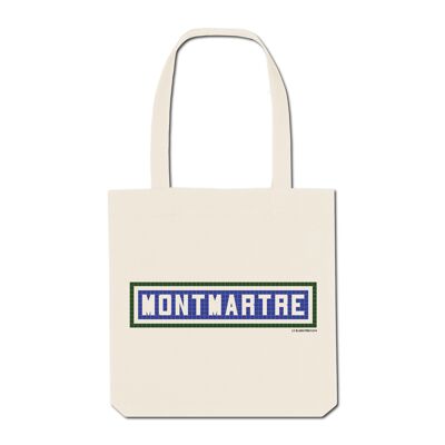 Montmartre Printed Tote Bag - Ecru