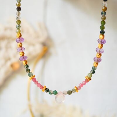 Collier Chadna agate indienne