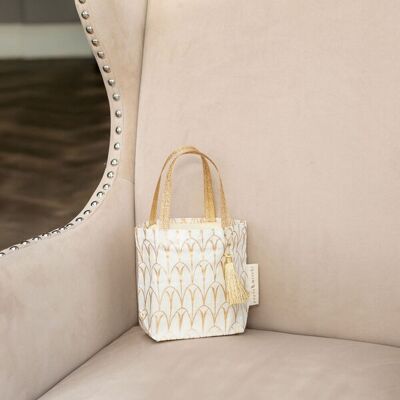 Sacchetti regalo in tessuto stile tote - Vanilla Art Déco (piccolo)