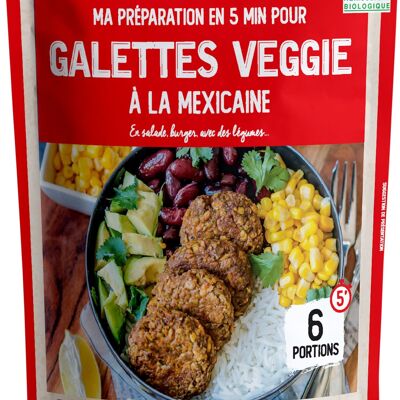 BIO-Gemüse-Galette-Zubereitung – MEXIKANISCH
