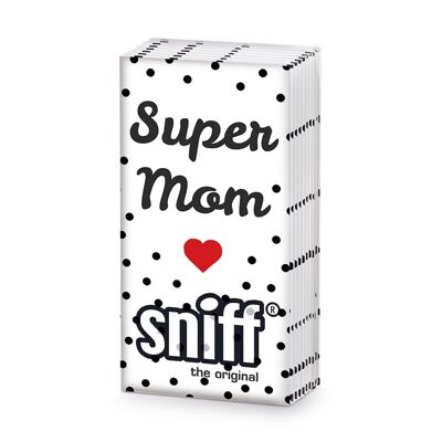 Pañuelo para olfatear corazón de Super Mamá