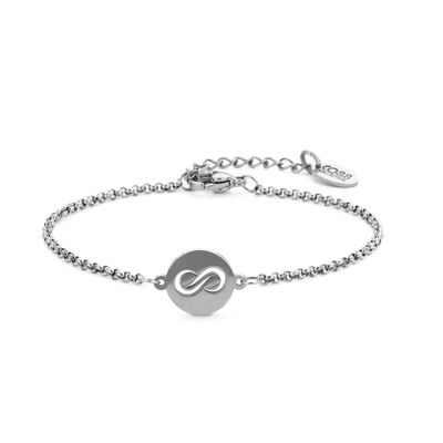 Pulsera De Cadena Con Signo De Infinito