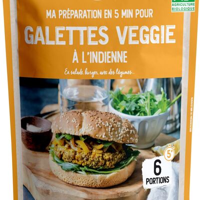 Préparation BIO Galette Végétale - INDIENNE