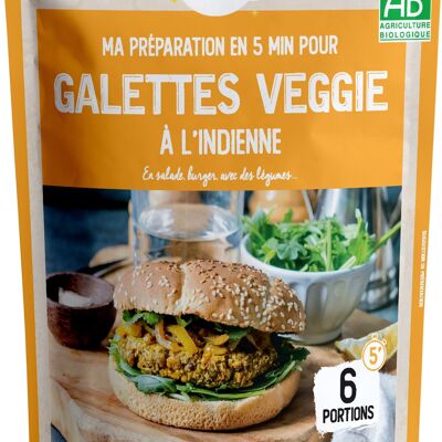 BIO-Gemüse-Galette-Zubereitung – INDISCH