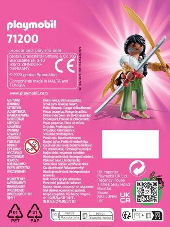 Playmobil 71200 - Combattante avec Lance 2