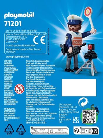 Playmobil 71201 - Policier et Radar 2