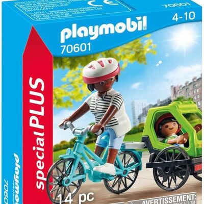 Playmobil 70601 - Radfahrerin Mutter und Kind SPE+
