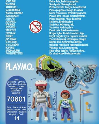 Playmobil 70601 - Cyclistes Maman et Enfant SPE+ 3