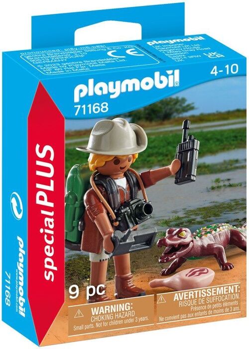 Playmobil 71168 - Explorateur et Alligator SPE+