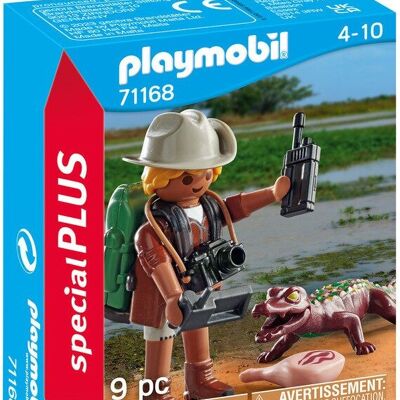 Playmobil 71168 - Explorateur et Alligator SPE+