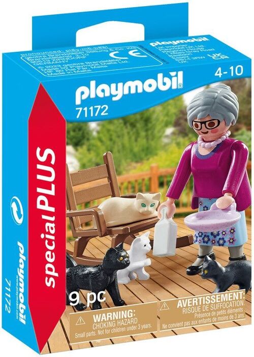 Playmobil 71172 - Grand-Mère avec Chats SPE+