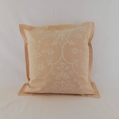 Housse de coussin en coton KLASSIK, fermeture hôtel, blanc