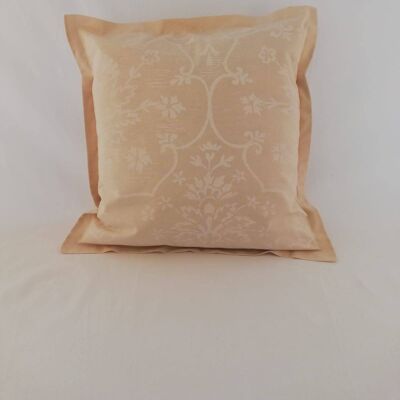 KLASSIK cotton cushion cover, hotel fastener, white
