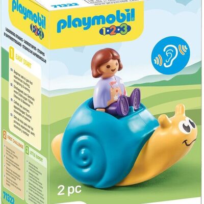 Playmobil 71322 - Bambino e lumaca a dondolo 1.2.3