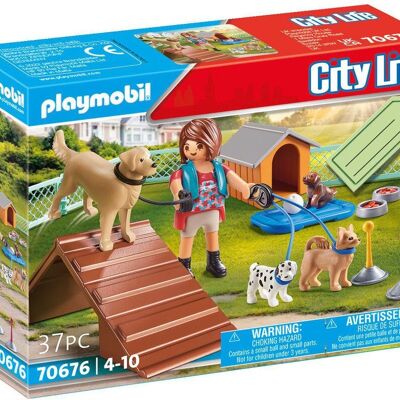 Playmobil 70676 - Set de regalo adiestrador de perros