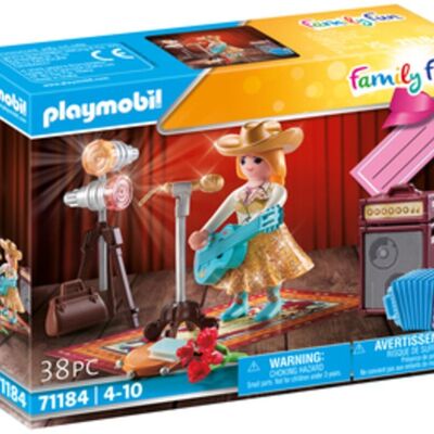 Playmobil 71184 - Set Cadeau Chanteuse de Country