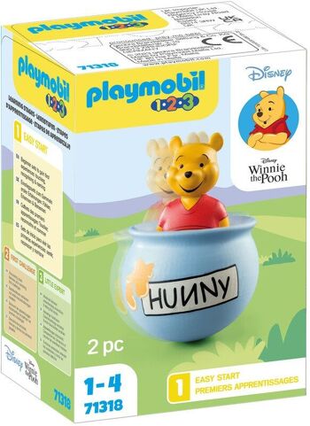 Playmobil 71318 - Winnie et Culbuto Pot de Miel 1.2.3 1