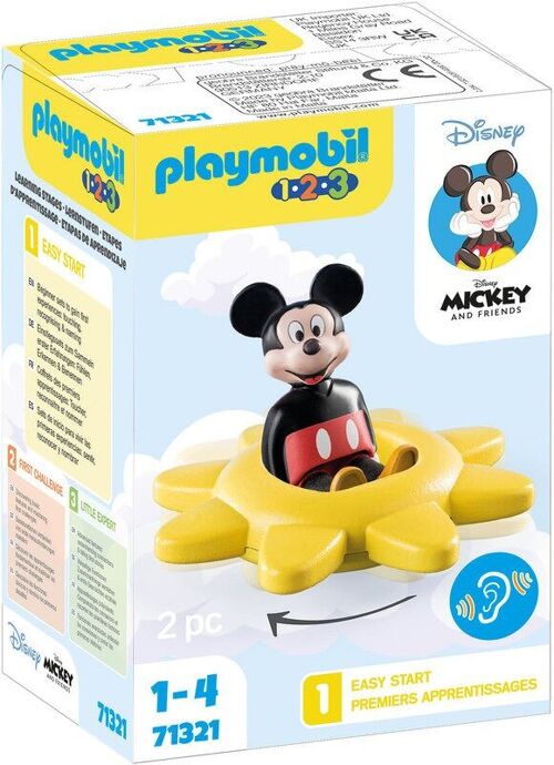 Playmobil 71321 - Mickey et Toupie Soleil 1.2.3