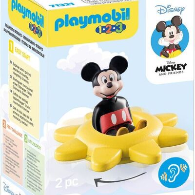 Playmobil 71321 - Mickey y Peonza Sol 1.2.3