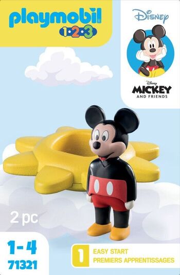 Playmobil 71321 - Mickey et Toupie Soleil 1.2.3 2