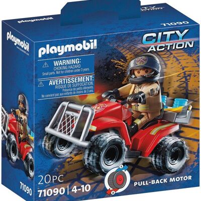 Playmobil 71090 - Pompiere e Quad