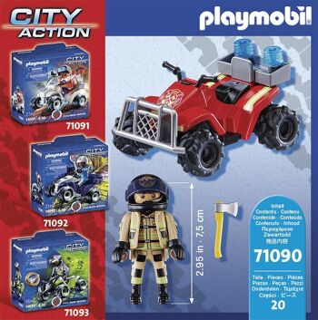 Playmobil 71090 - Pompier et Quad 2