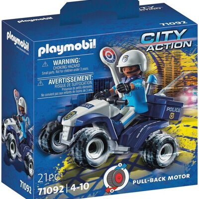 Playmobil 71092 - Poliziotto e Quad