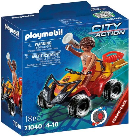 Playmobil 71040 - Sauveteur en Mer et Quad