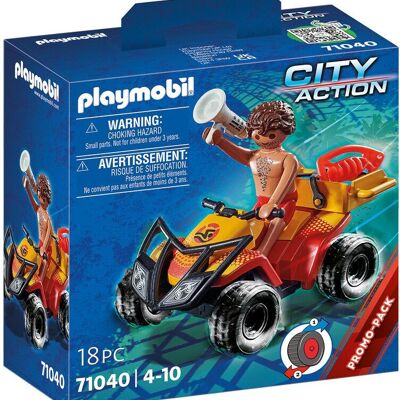 Playmobil 71040 - Soccorritore marittimo e quad