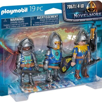 Playmobil 70671 - 3 Chevaliers Novelmore