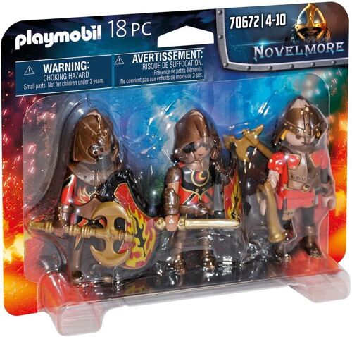 Playmobil 70672 - 3 Combattants Novelmore