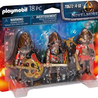 Playmobil 70672 - 3 combattenti Novelmore