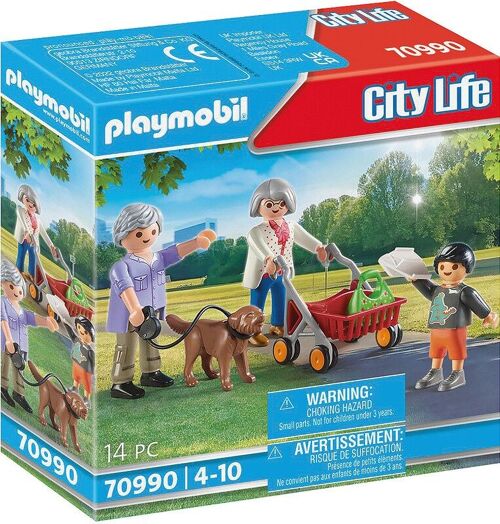 Playmobil 70990 - Grands-Parents avec Petit Fils