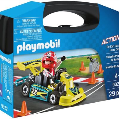 Playmobil 9322 - Go Kart Racer Suitcase