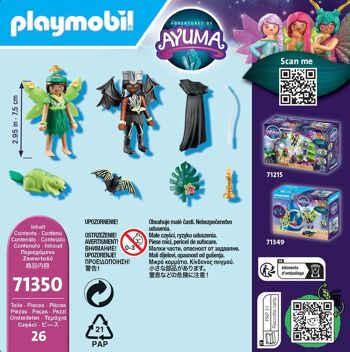 Playmobil 71350 - Forest et Bat Fairies 2