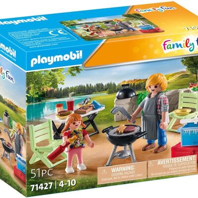 Playmobil 71427 - Barbecue con papà e bambino
