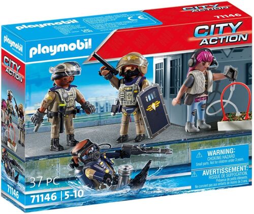 Playmobil 71146 - Equipe des Forces Spéciales et Bandit