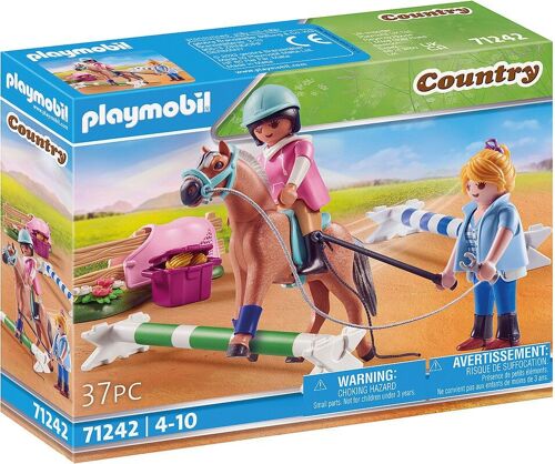 Playmobil 71242 - Cavalière et Cheval avec Monitrice