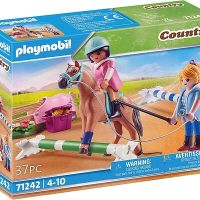 Playmobil 71242 – Reiter und Pferd mit Lehrer