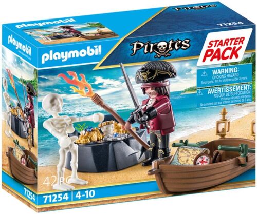 Playmobil 71254 - Starter Pack Pirate et sa Barque