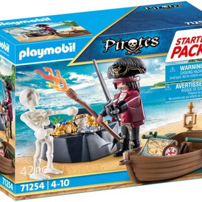 Playmobil 71254 - Starter Pack Pirate et sa Barque